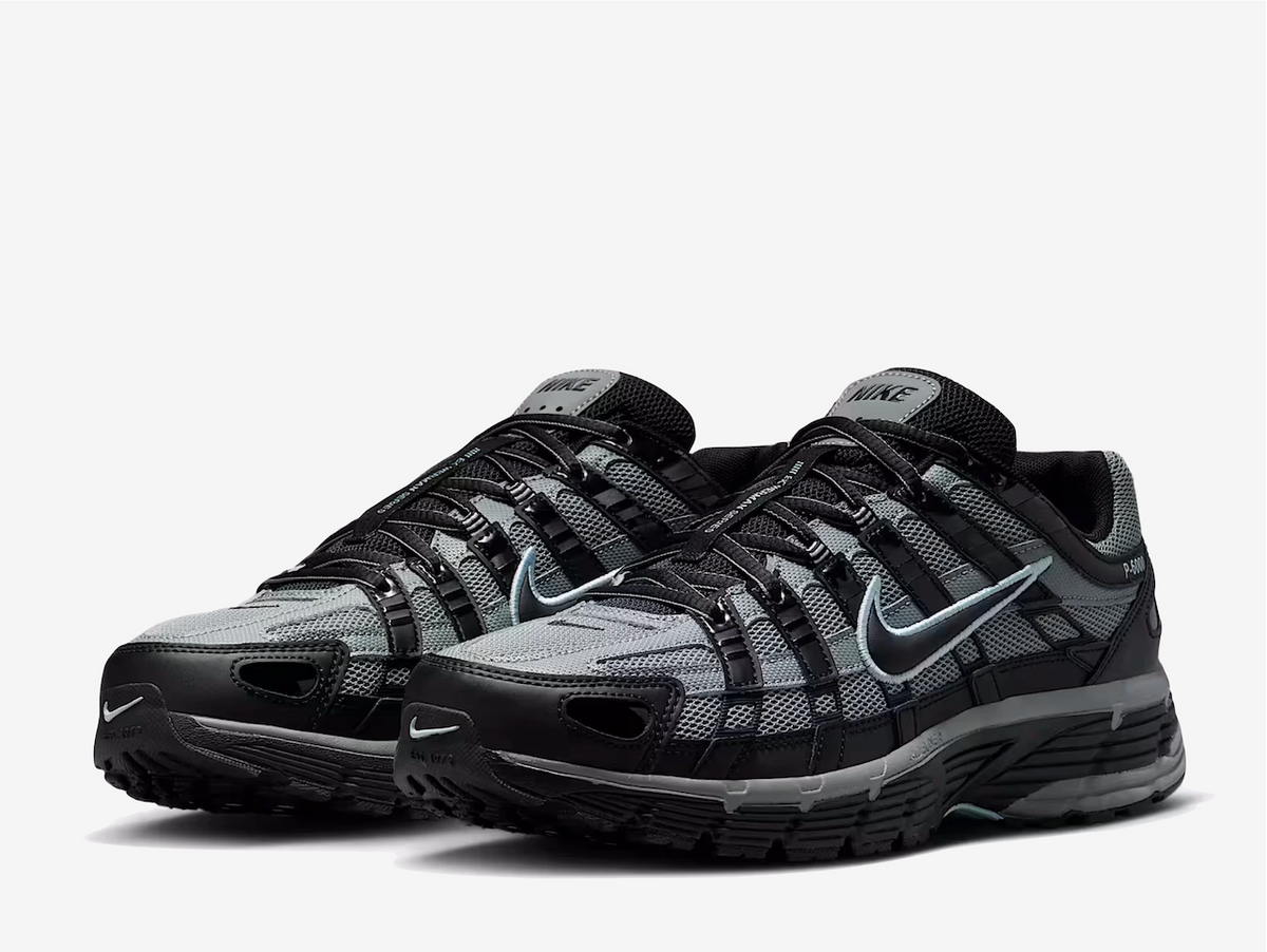 Nike P-6000 Cool Grey in Black, Cool Grey and Celestine Blue – view 2