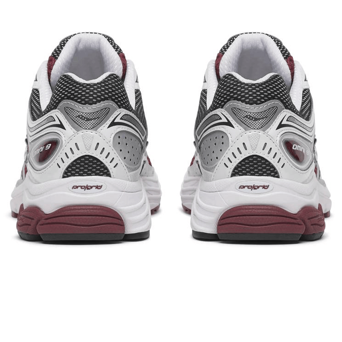 Saucony Progrid Omni 9 OG 'Maroon White' – product view 4